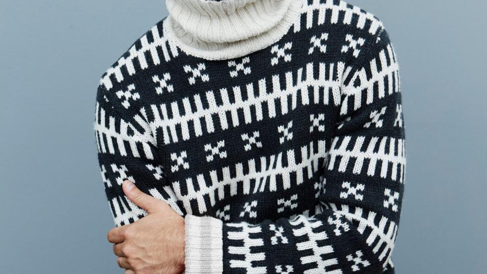 Maya Blue Knit Sweater