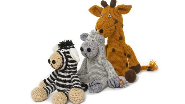 Zane the Zebra, Henry the Hippo and Gabby Giraffe