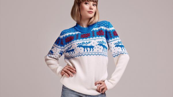Blue Moose Knit Sweater